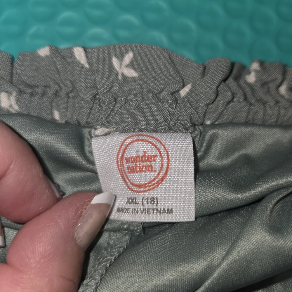 Wonder Nation Green Floral Skort #401 - Picture 3 of 3